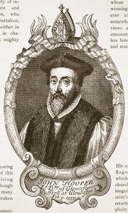 Bischof Hooper, Illustration aus Die Kirche von England: Eine Geschichte für das Volk von H.D.M. Spence-Jones, veröffentlicht um 1910 von English School