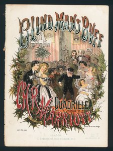 Blindekuh, Quadrille von C H R Marriott, viktorianisches Notenblatt von English School