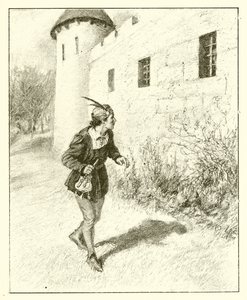 Blondel hörte die Musik zu ihm hinunter schweben