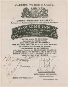 Blossoms Inn, Lawrence Lane, Cheapside