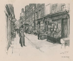 Buchhändlerläden in der Red Lion Passage von English School