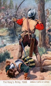 Bogenschütze in der Schlacht von Zutphen