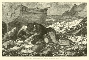 Der tapfere Allen Gardiner liegt neben seinem Boot von English School