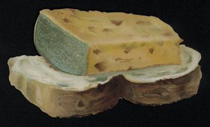 Brot- und Käseförmige Grußkarte von English School
