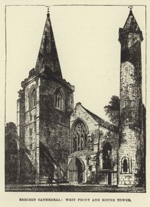 Kathedrale von Brechin, Westfront und Rundturm
