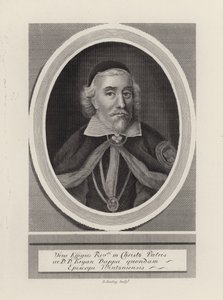 Brian Duppa, Bischof von Winchester (Gravur) von English School