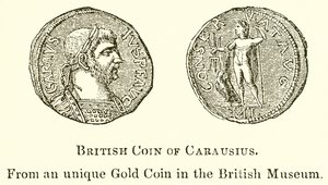 Britische Münze von Carausius