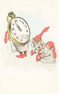 Britische Neujahrskarte von English School