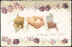 Britische Neujahrskarte