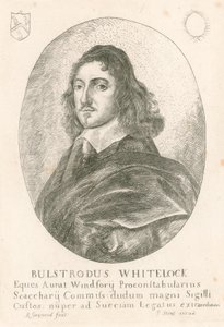 Bulstrode Whitelock (1605-75), Kommissar des Großen Siegels unter Cromwell von English School