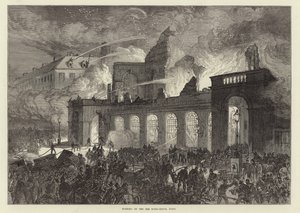 Brand des alten Opernhauses, Paris