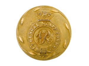 Knopf, Bengal Staff Corps, 1861-1876