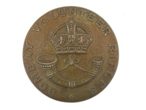 Knopf, Bombay Volunteer Rifles, 1901-1947