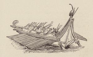Caesar, Gallischer Krieg: Römisches Kriegsschiff