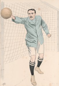 Torwart der Cambridge University und der Corinthian