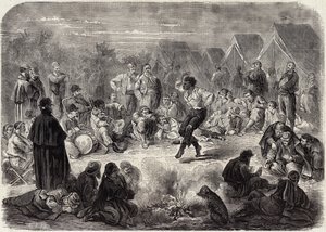 Lagerleben unter den Bundestruppen in South Carolina von English School