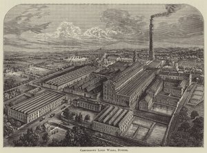 Camperdown Leinenwerke, Dundee (Gravur) von English School