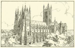Kathedrale von Canterbury von English School