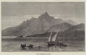 Kap Kormakiti, Zypern (Gravur) von English School