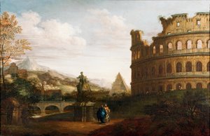 Capriccio-Ansicht des Forum Romanum, ca. 1760