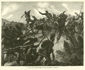 Eroberung von Mitrailleusen durch die Bayern bei Worth, August 1870 von English School