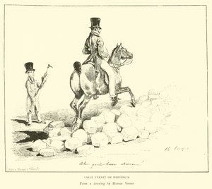 Carle Vernet zu Pferd