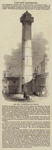 Gusseiserner Leuchtturm für Ceylon (Gravur)
