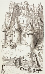 Schloss Pierrefonds, Frankreich, ca. 1880