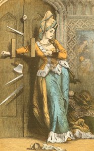 Catherine Douglas verriegelt die Tür von English School