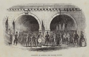 Eröffnungszeremonie des Thames-Tunnels, 1843