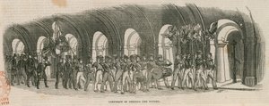 Zeremonie der Eröffnung des Tunnels von English School