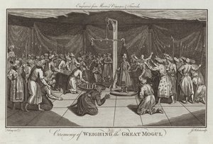 Zeremonie des Wiegens des Großen Moguls