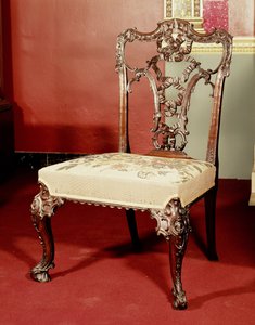 Stuhl, Chippendale Director Design, ca. 1760