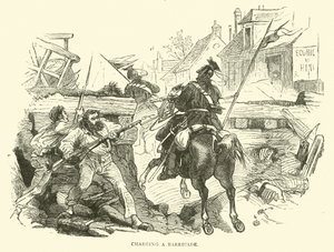 Sturm auf eine Barrikade, Oktober 1870