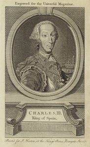Karl III., König von Spanien von English School
