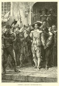 Karl I. verlässt Westminster Hall von English School
