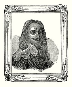 Charles I wurde 1600 geboren, 1625 gekrönt und 1649 enthauptet von English School