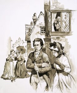 Charles Lamb und seine Schwester wurden durch lokalen Klatsch von einer Unterkunft zur anderen getrieben