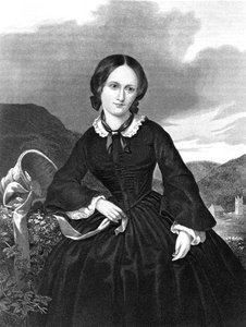 Charlotte Bronte (Gravur) von English School