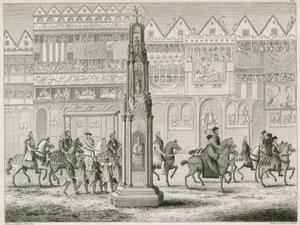 Cheapside Cross, wie es im Jahr 1547 erschien