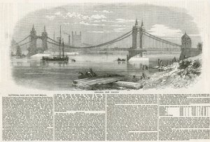 Chelsea-Hängebrücke von English School