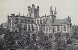 Chester: Die Kathedrale, von den Stadtmauern von English School