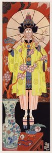 Chevalier de Villeclos im chinesischen Kostüm von English School