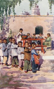 Kinder von China: Kinder beim Essen und Spielen
