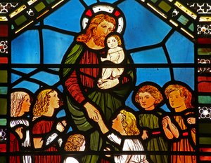 Christus segnet die Kinder