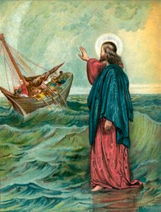 Christus geht auf dem Meer