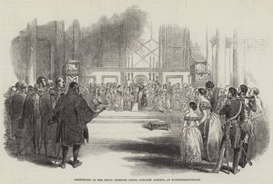 Taufe Ihrer Königlichen Hoheit Louisa Caroline Alberta im Buckingham-Palast von English School