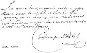Christian von Anhalt von English School
