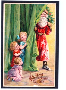 Weihnachtspostkarte, ca. 1907 von English School