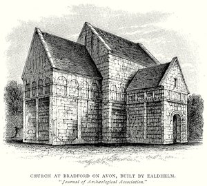Kirche in Bradford on Avon, erbaut von Ealdhelm